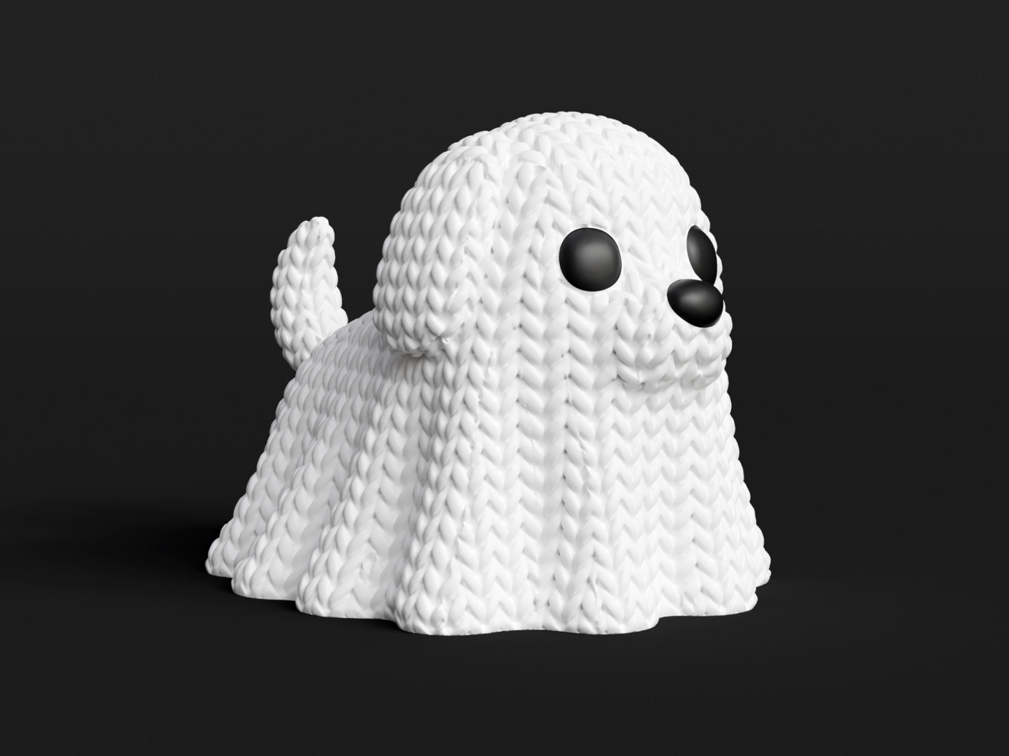 Figurine Haloween effet Tricot