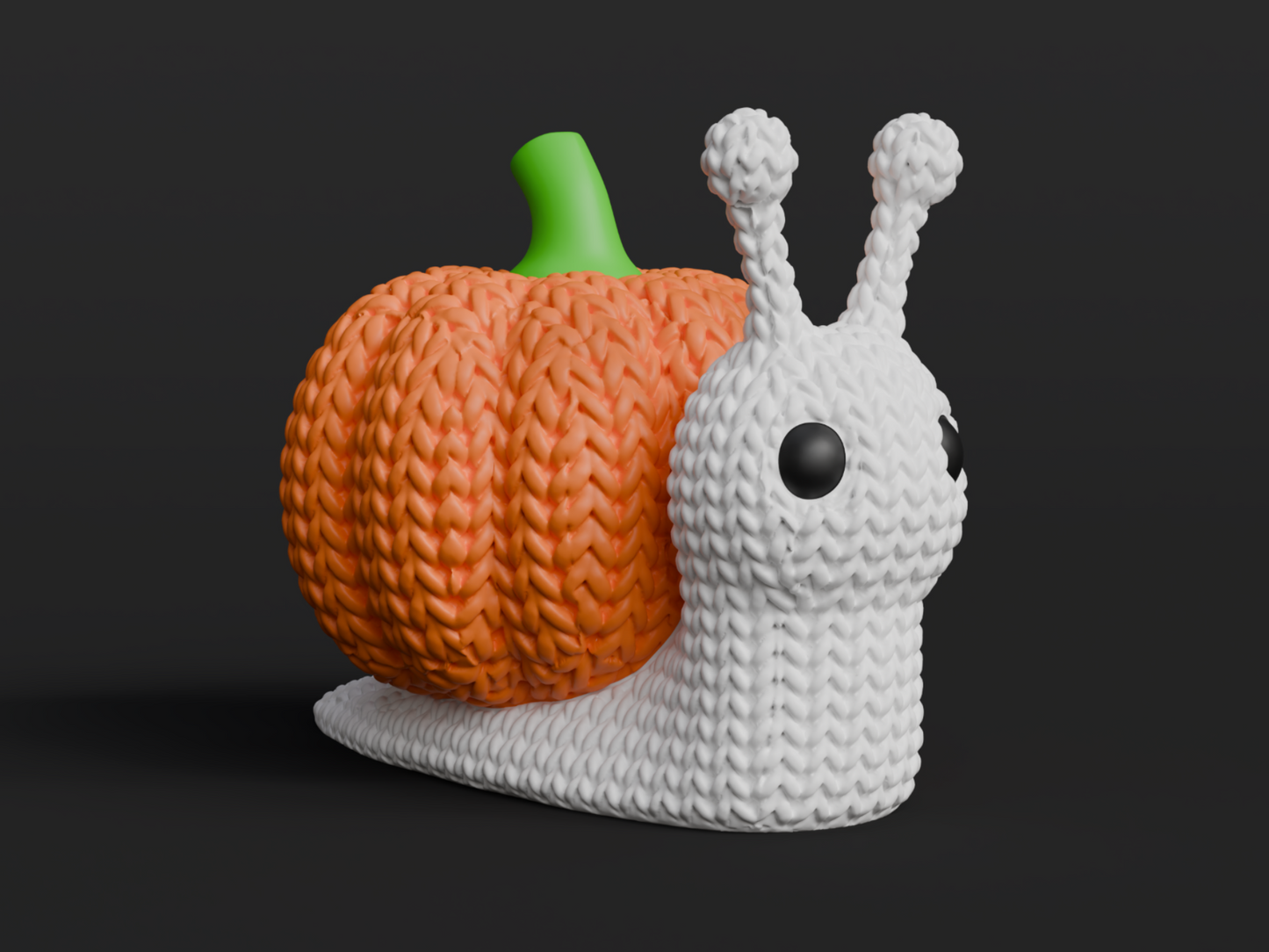 Figurine Haloween effet Tricot