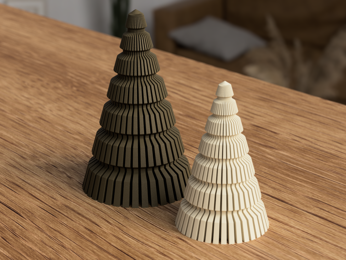 Décoration Arbre de Noel version Japandi