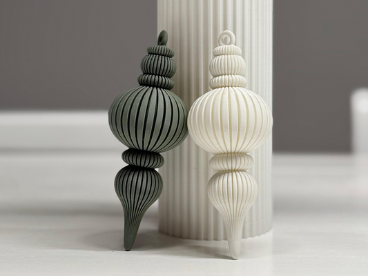 Suspension décorative en forme d’ornement - Lot de 3