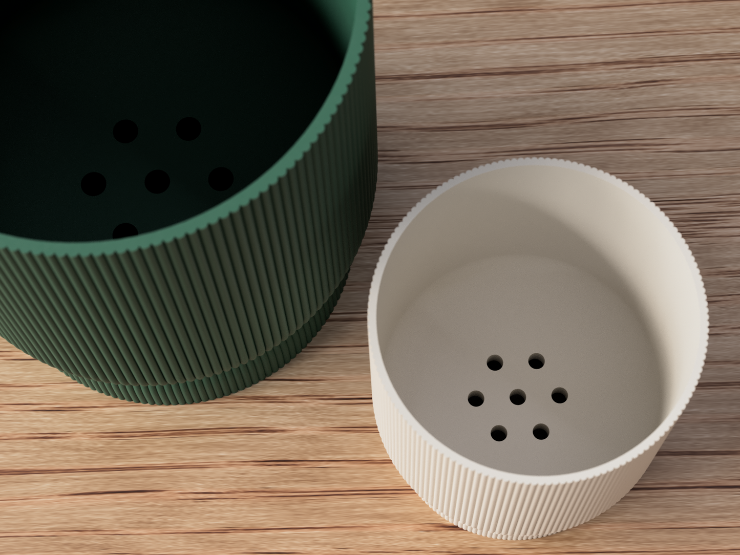 Cache-pot Twister Lock