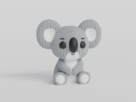 Figurine Koala effet tricot