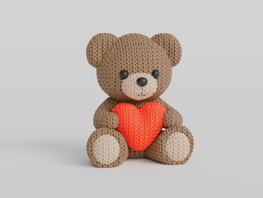 Figurine Love effet Tricot